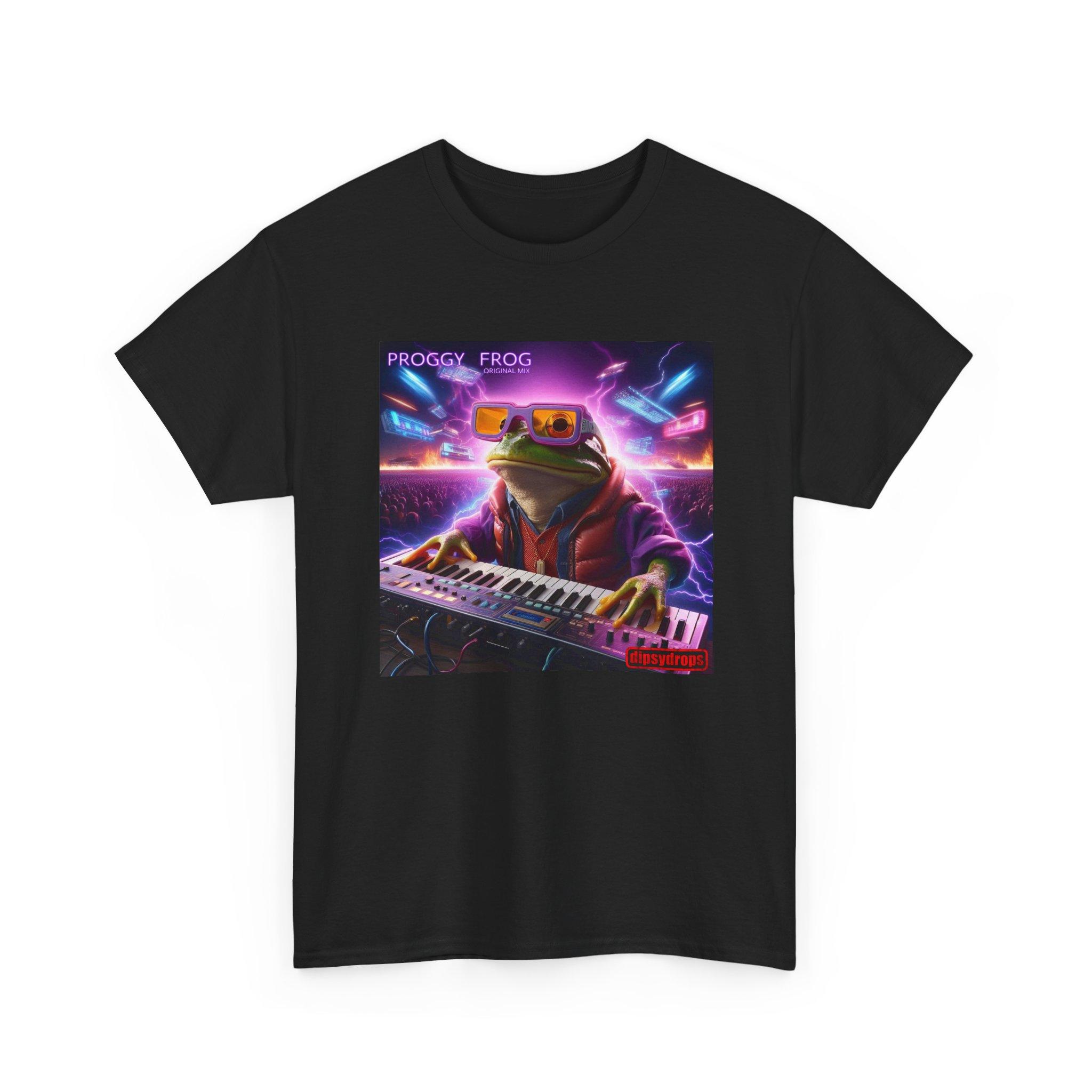 Proggy Frog Tee - Custom Album Art by dipsydrops - Image 2